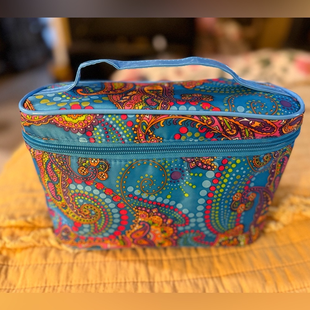 Colorful Paisley Cosmetic Bag
